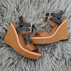 Target Faux Leather Wedge Heals